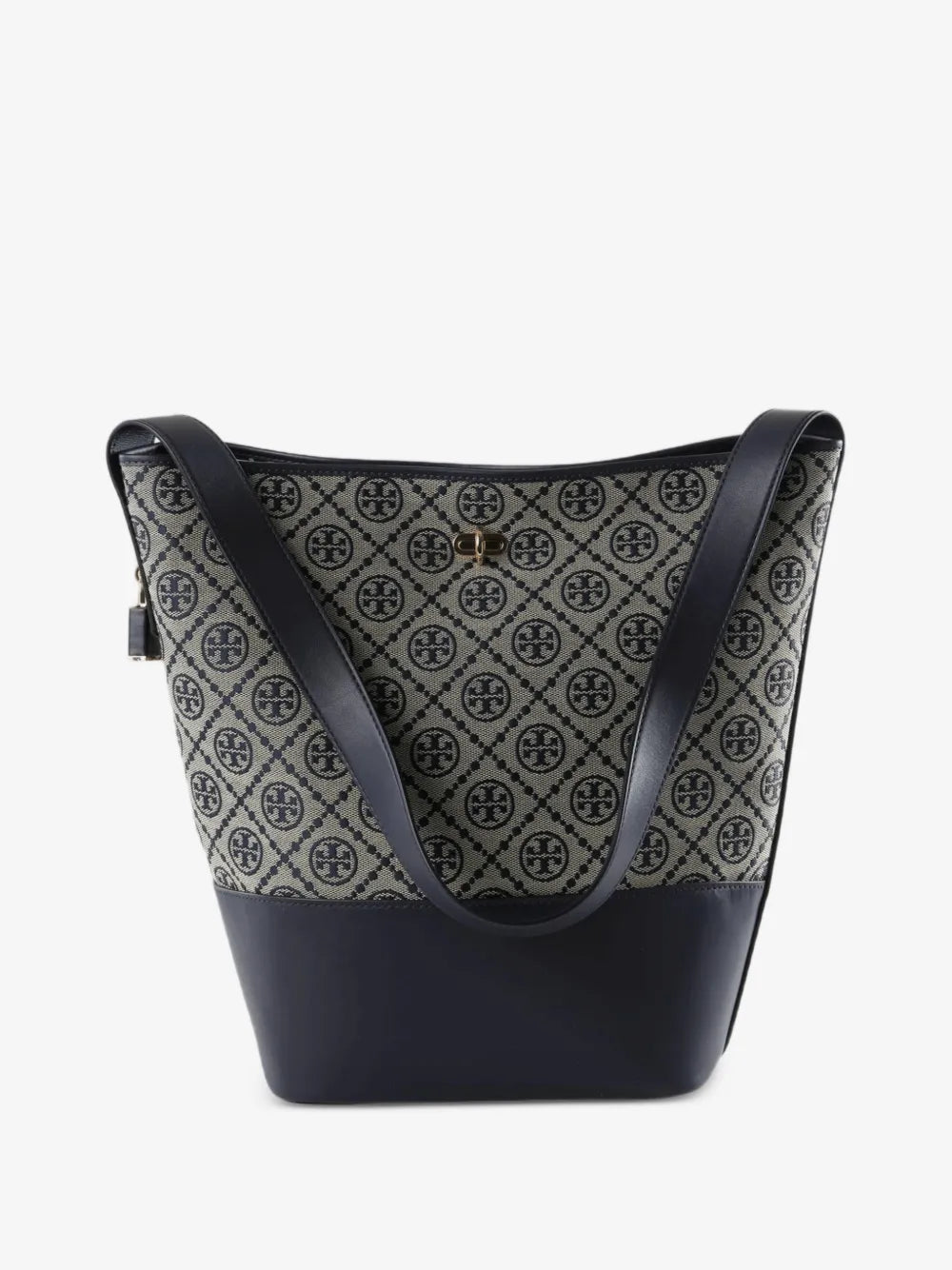 Tory Burch T-Monogram lock slim bucket bag
