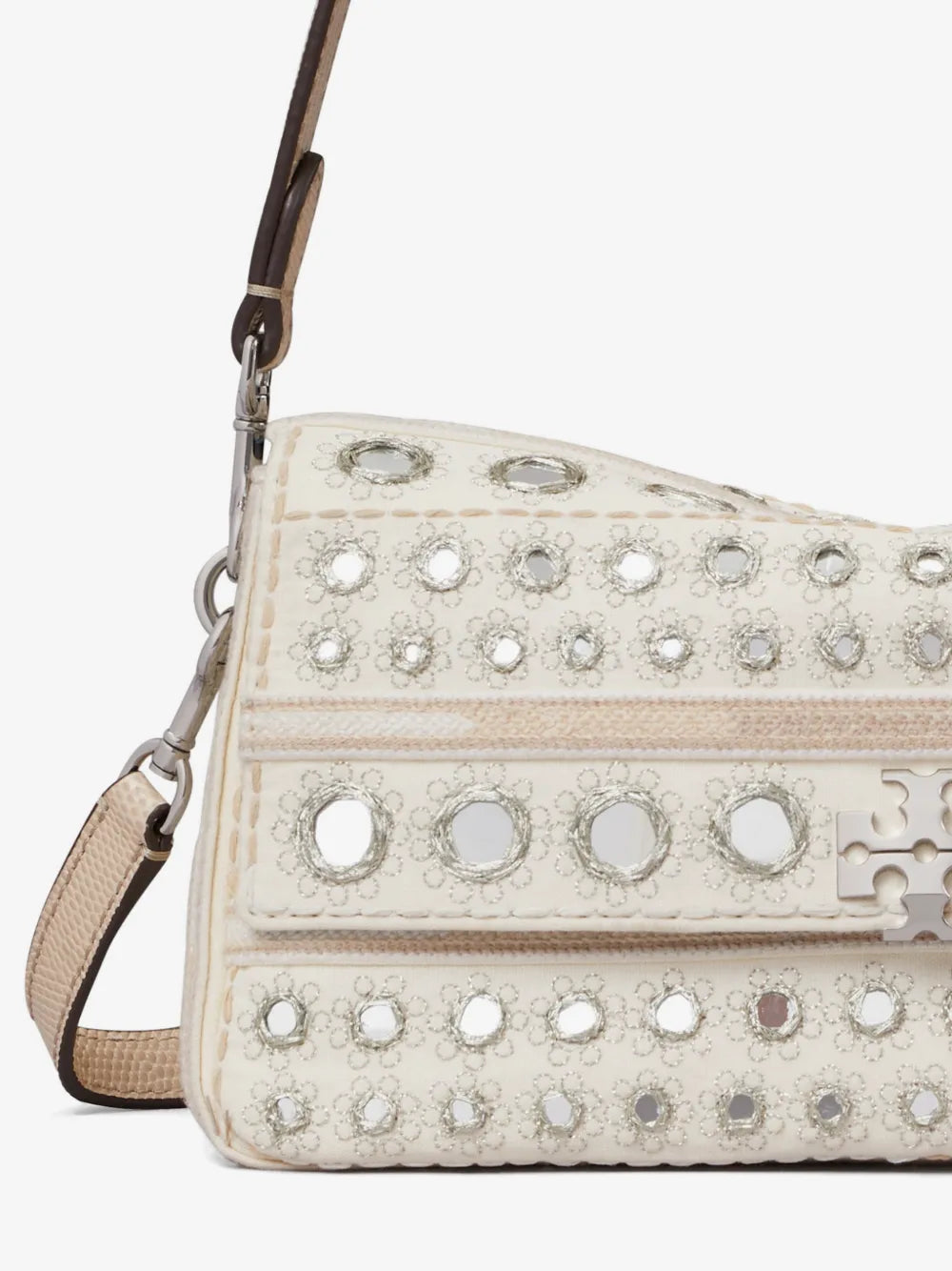 Tory Burch small Charlie embellished shoulder bag