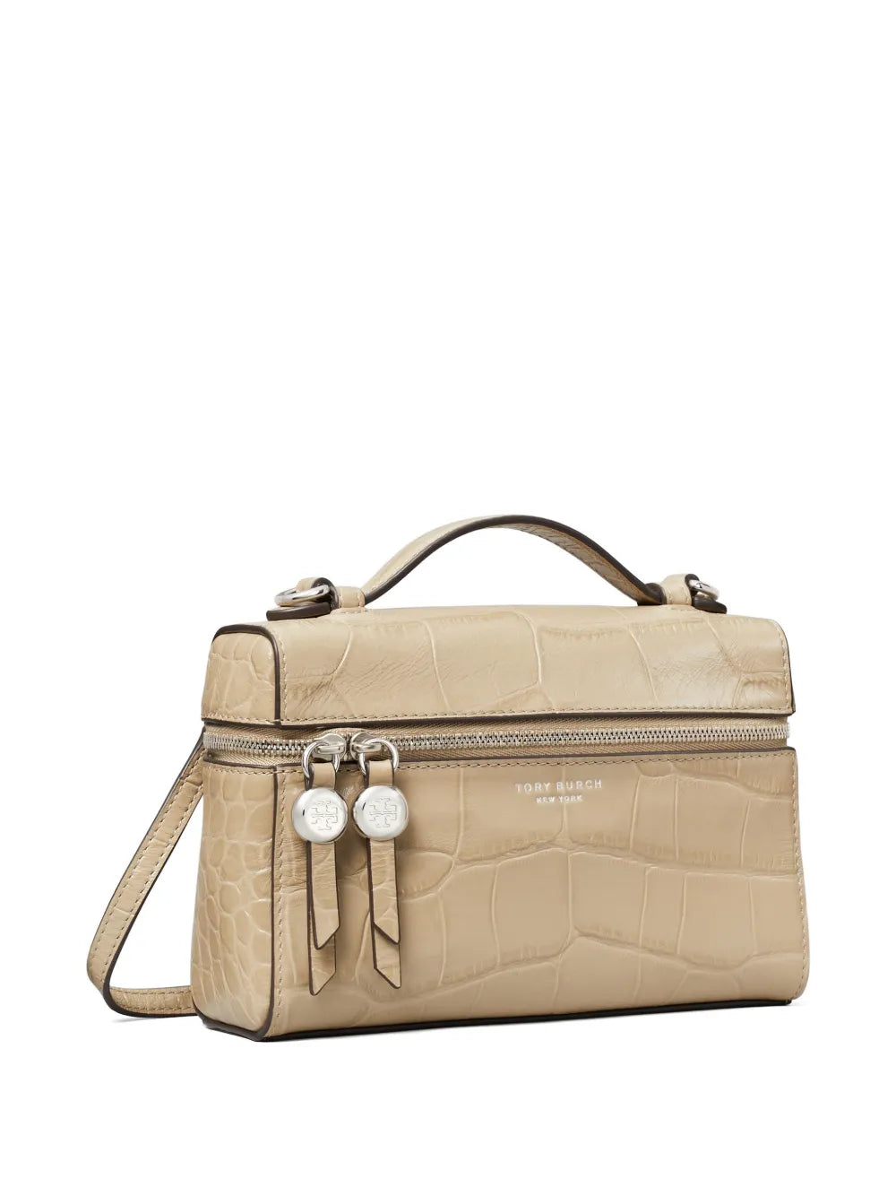 Tory Burch Romy croc-effect mini bag
