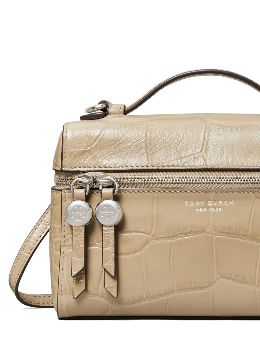 Tory Burch Romy croc-effect mini bag