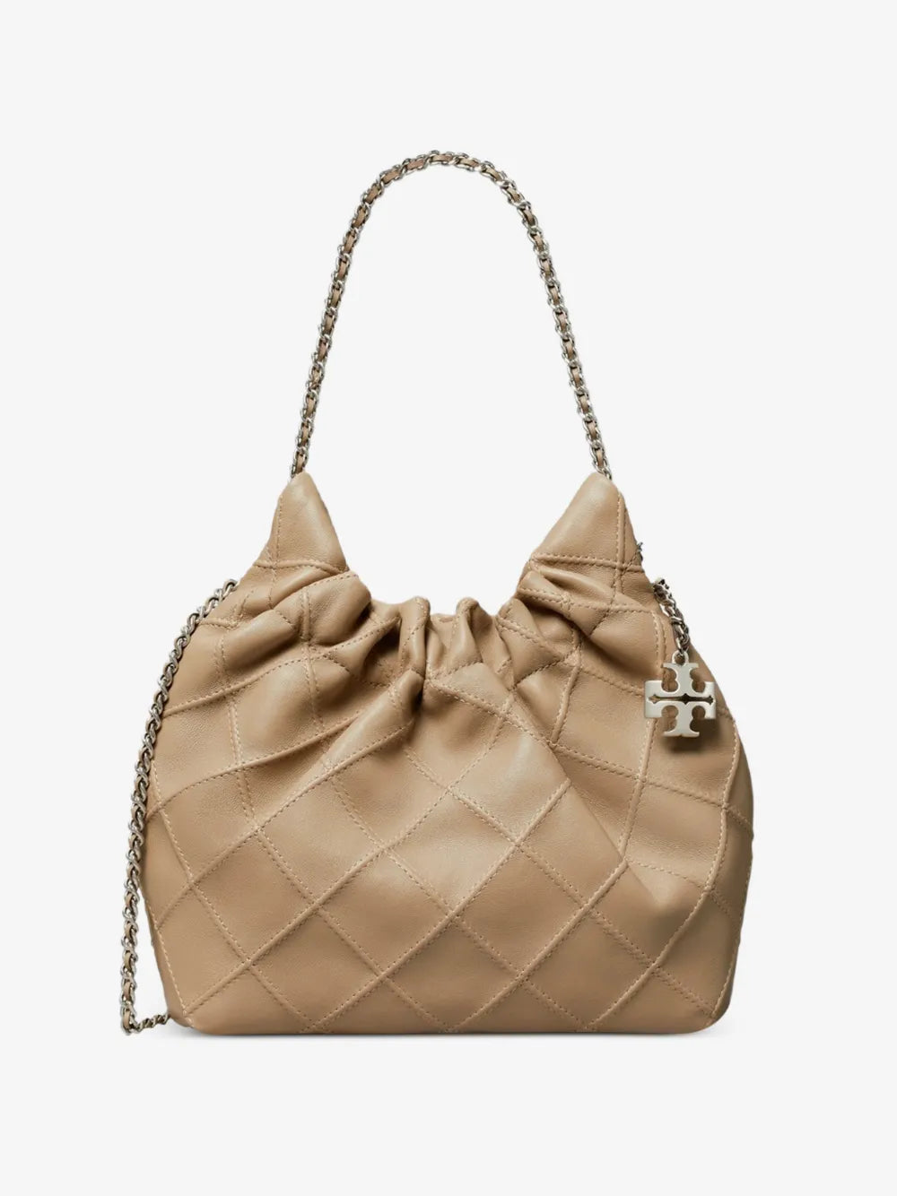 Tory Burch mini Fleming quilted-leather bucket bag