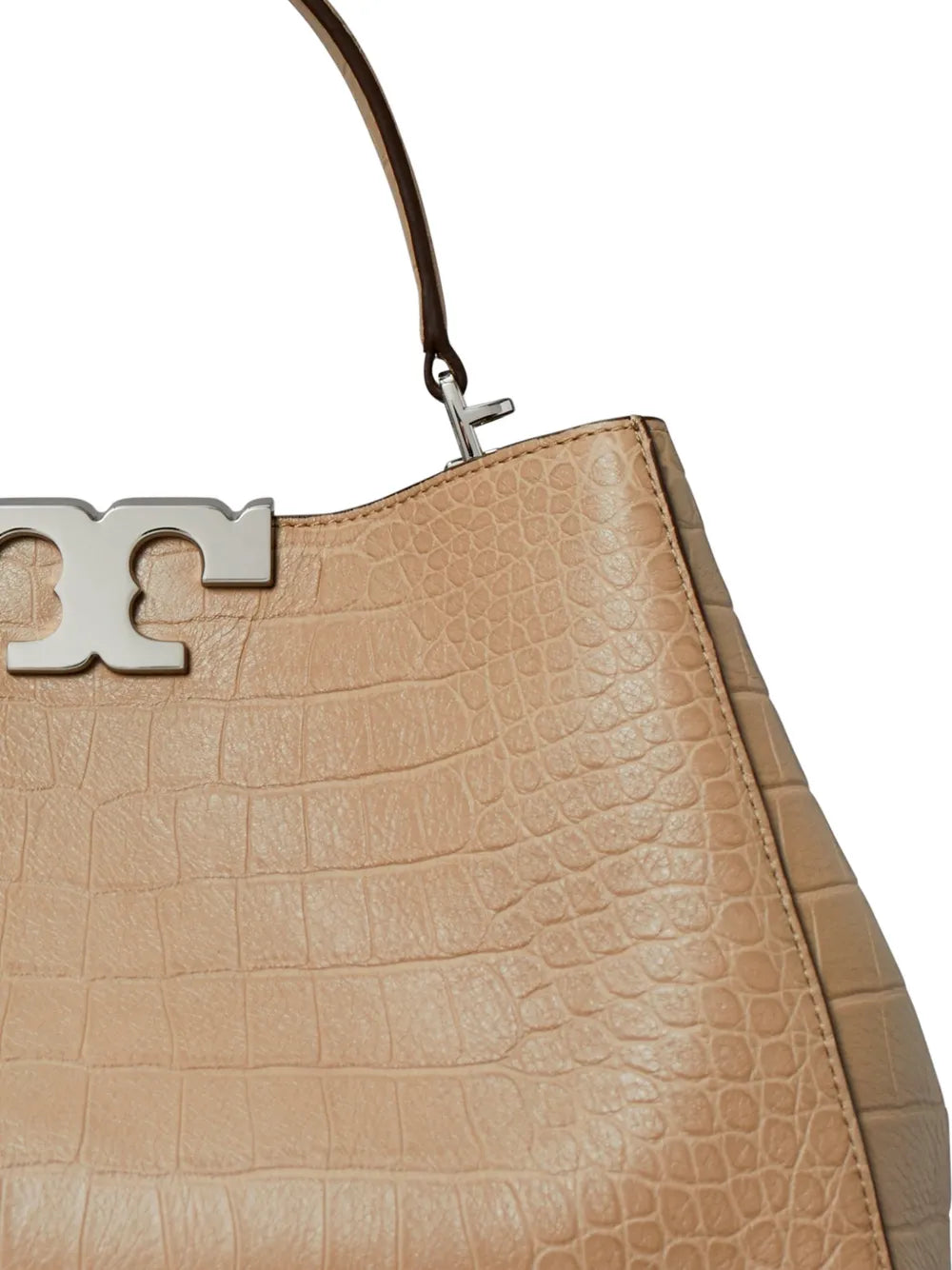 Tory Burch Eleanor soft croc-embossed satchel bag