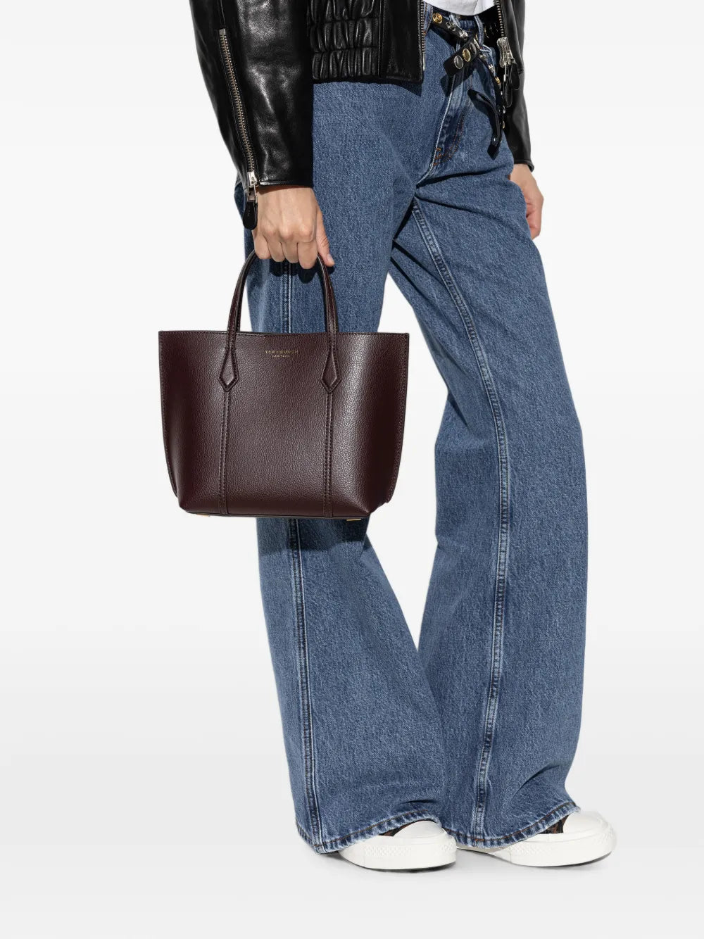 Tory Burch grained leather tote bag