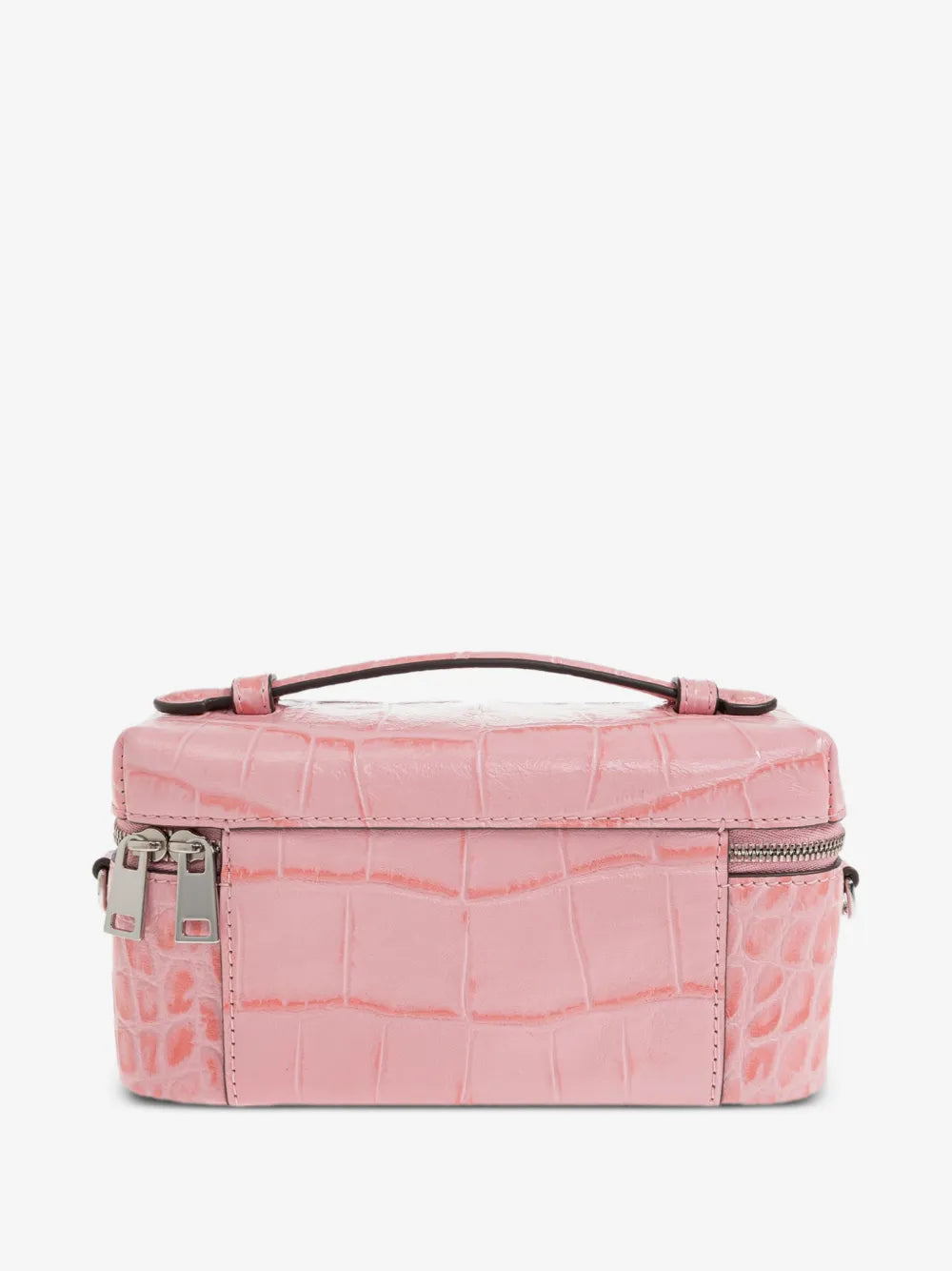 Tory Burch mini Charlie croc-embossed vanity case esat-west bag