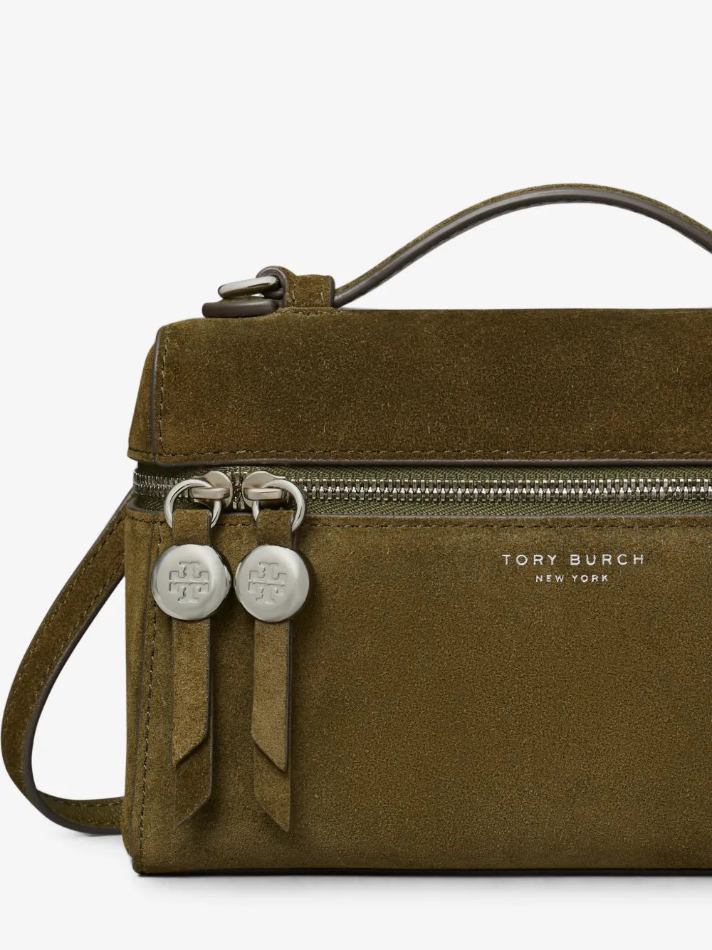 Tory Burch Romy suede Slim top-handle