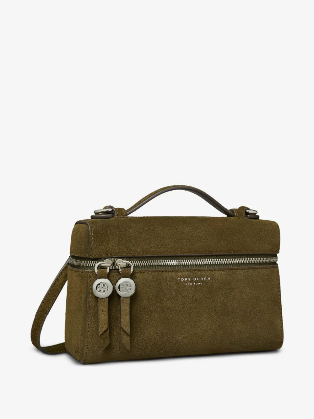 Tory Burch Romy suede Slim top-handle