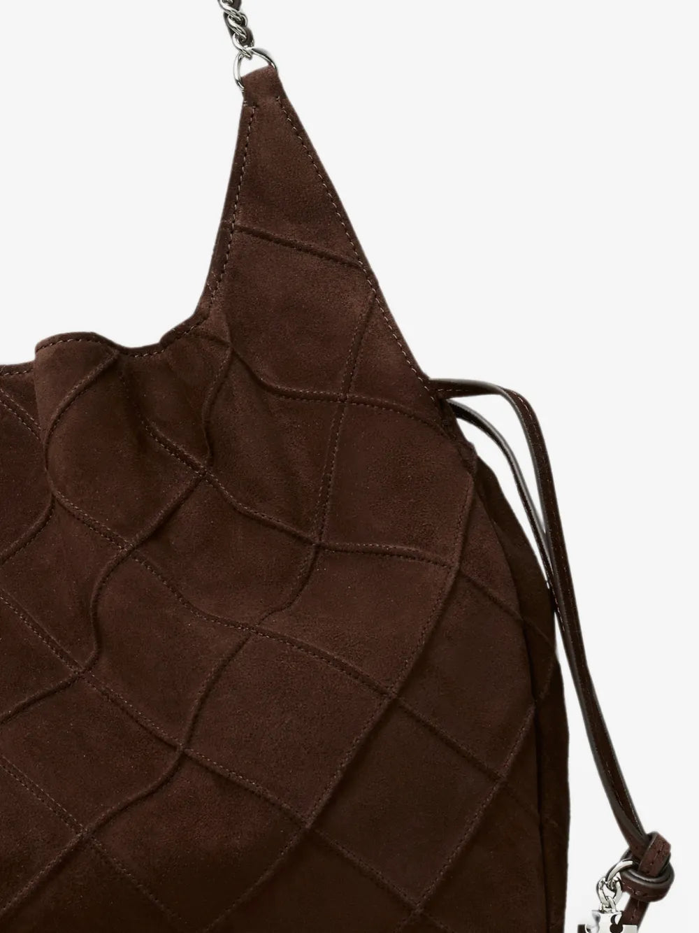 Tory Burch large Fleming suede tote