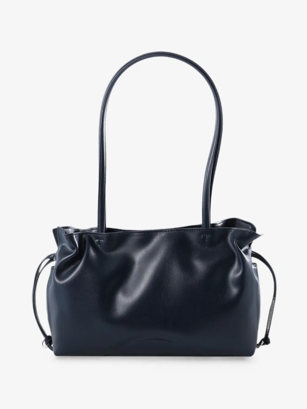 Tory Burch small Ella logo-embossed ruched tote bag