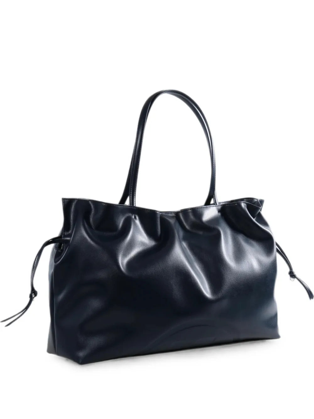 Tory Burch large Ella logo-embossed drawstring tote bag