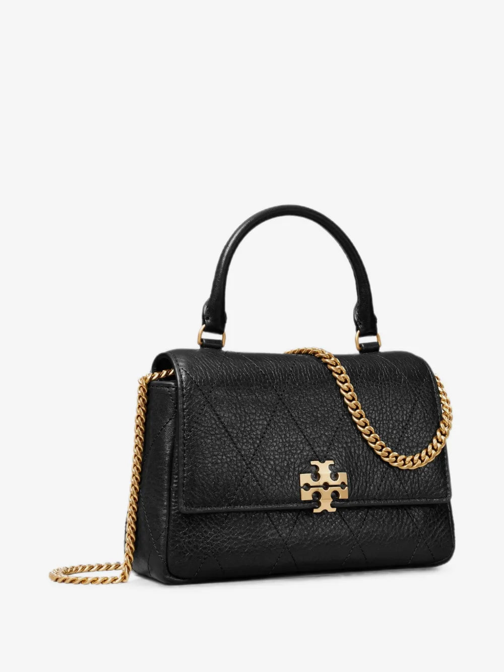 Tory Burch mini Charlie quilted top-handle crossbody bag