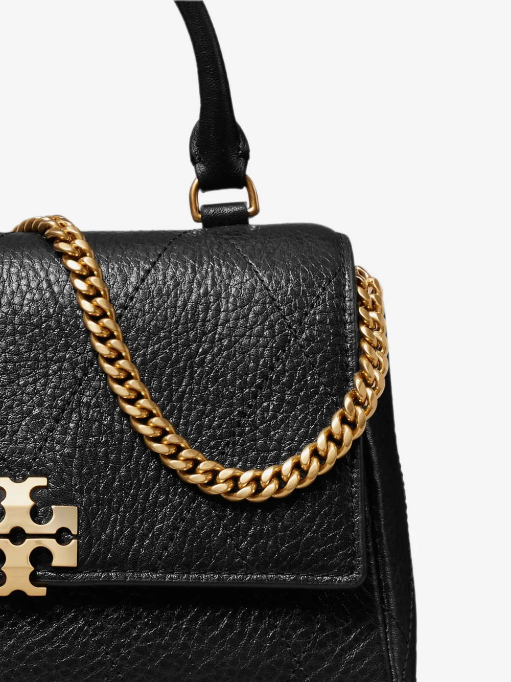 Tory Burch mini Charlie quilted top-handle crossbody bag