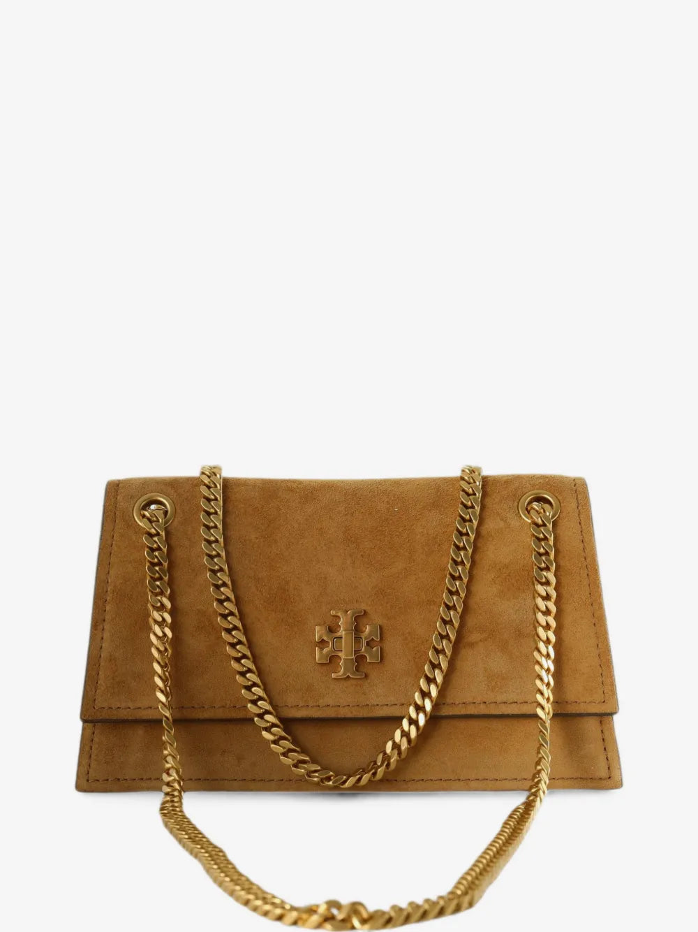 Tory Burch logo-plaque chain-link shoulder bag