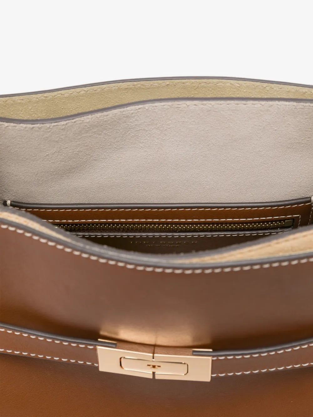 Tory Burch Lee Radziwill leather bucket bag