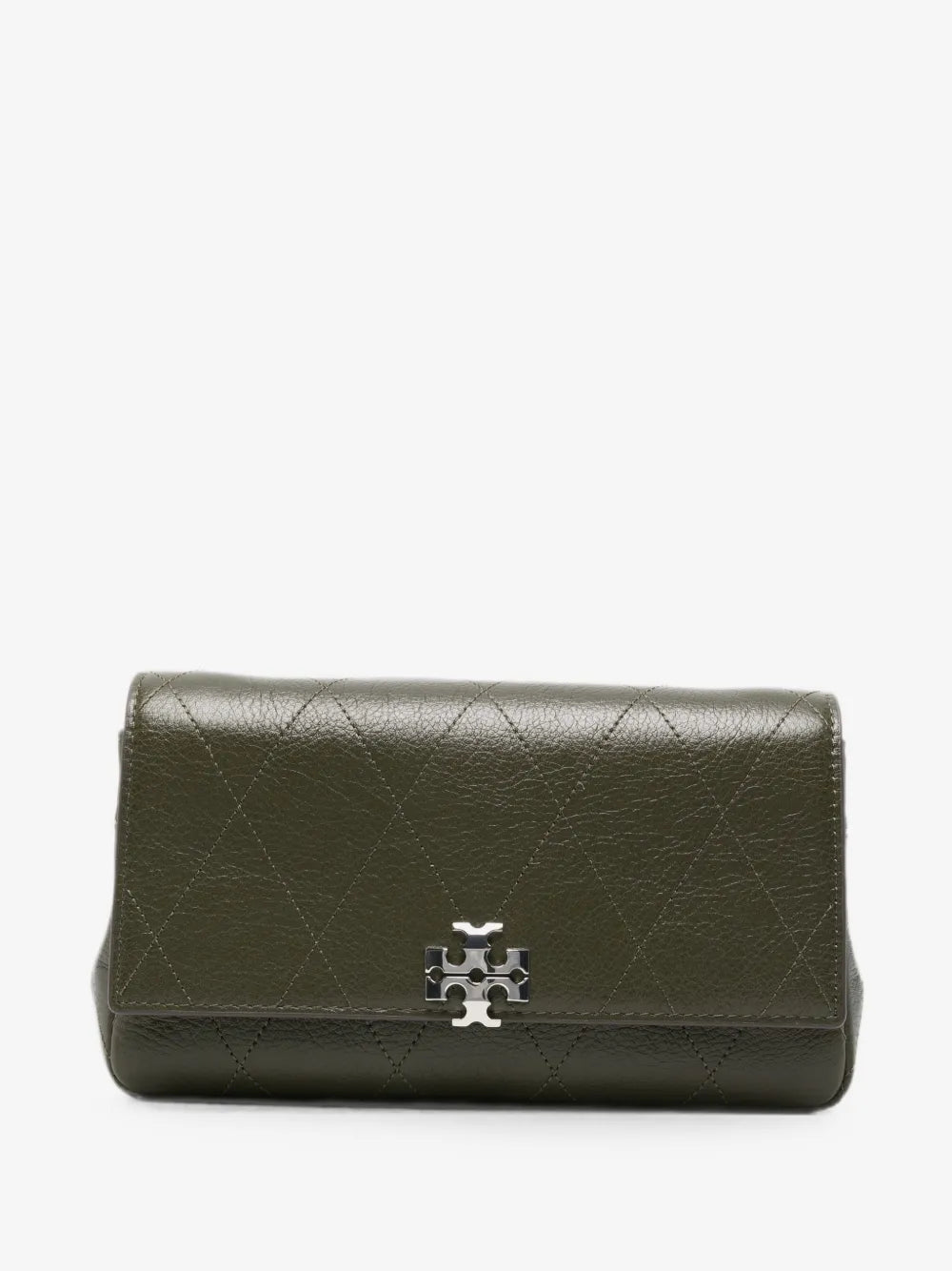 Tory Burch Charlie quilted clutch bag