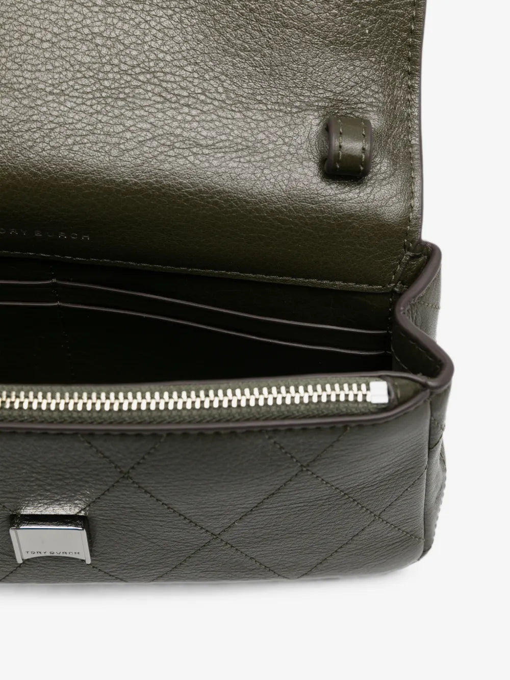Tory Burch Charlie quilted clutch bag