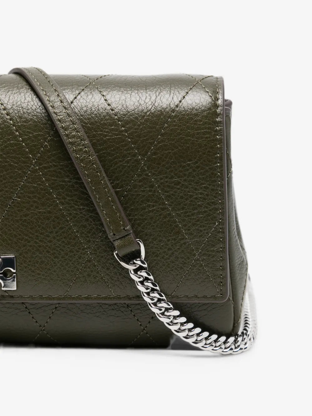 Tory Burch Charlie quilted clutch bag