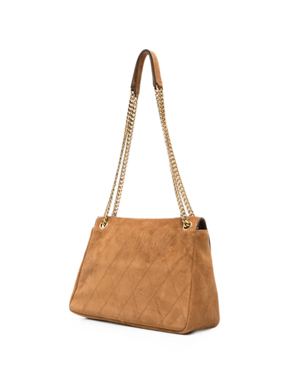 Tory Burch Charlie quilted suede shoulder bag