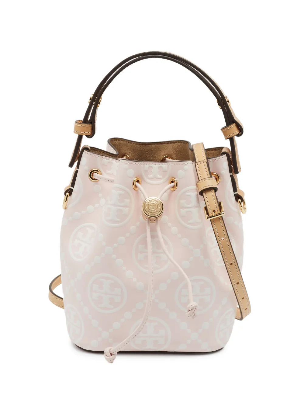 Tory Burch T Monogram embossed bucket bag