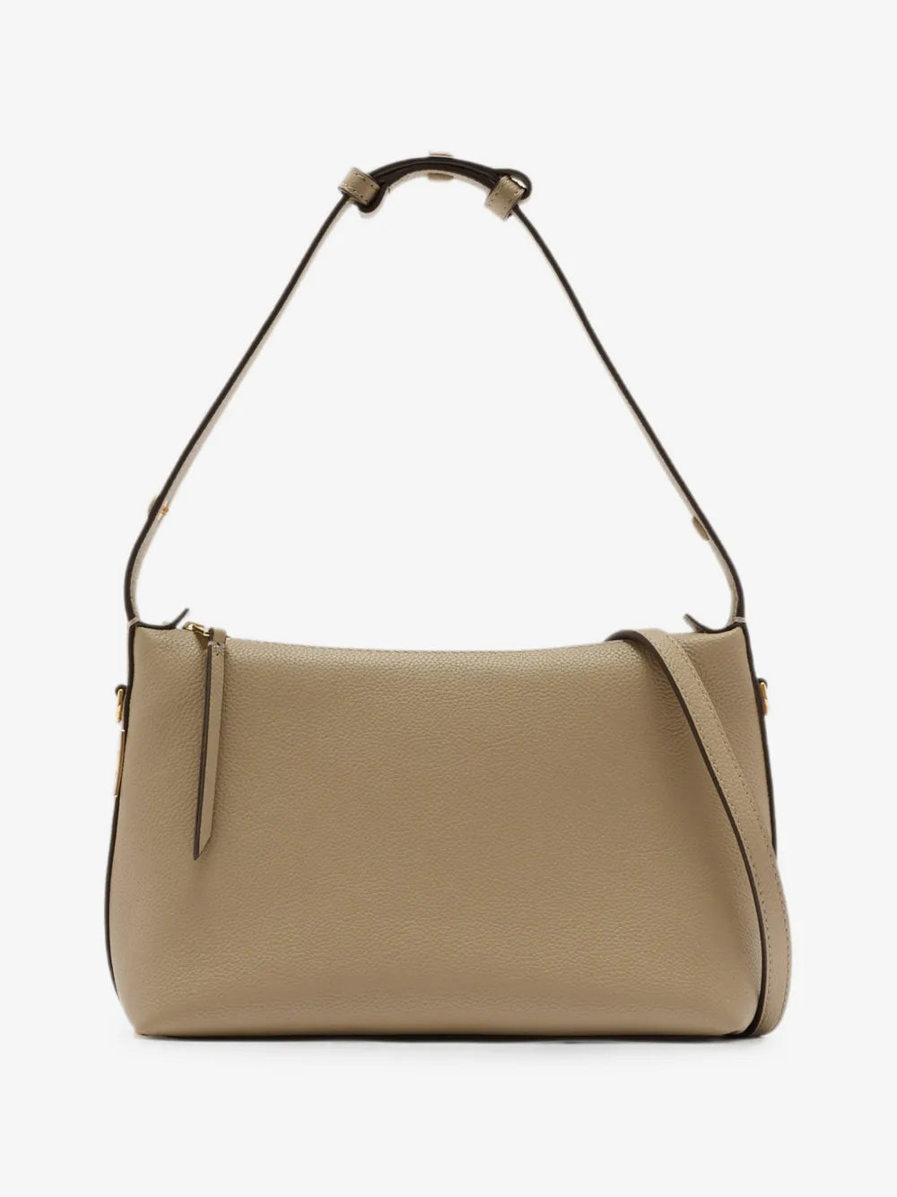 Tory Burch small Mellow logo-plaque pebbled shoulder bag