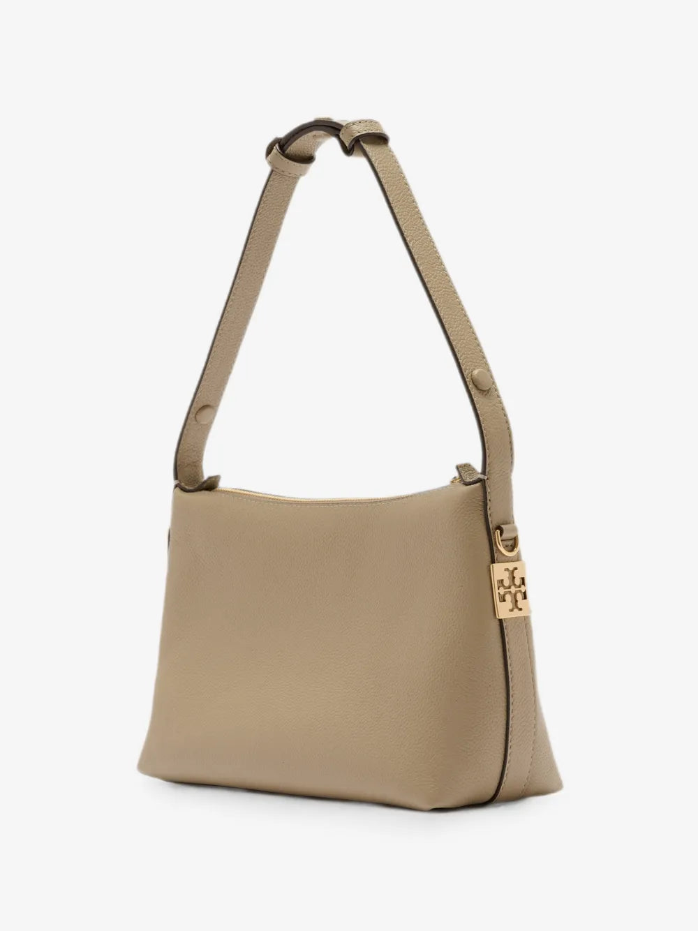 Tory Burch small Mellow logo-plaque pebbled shoulder bag