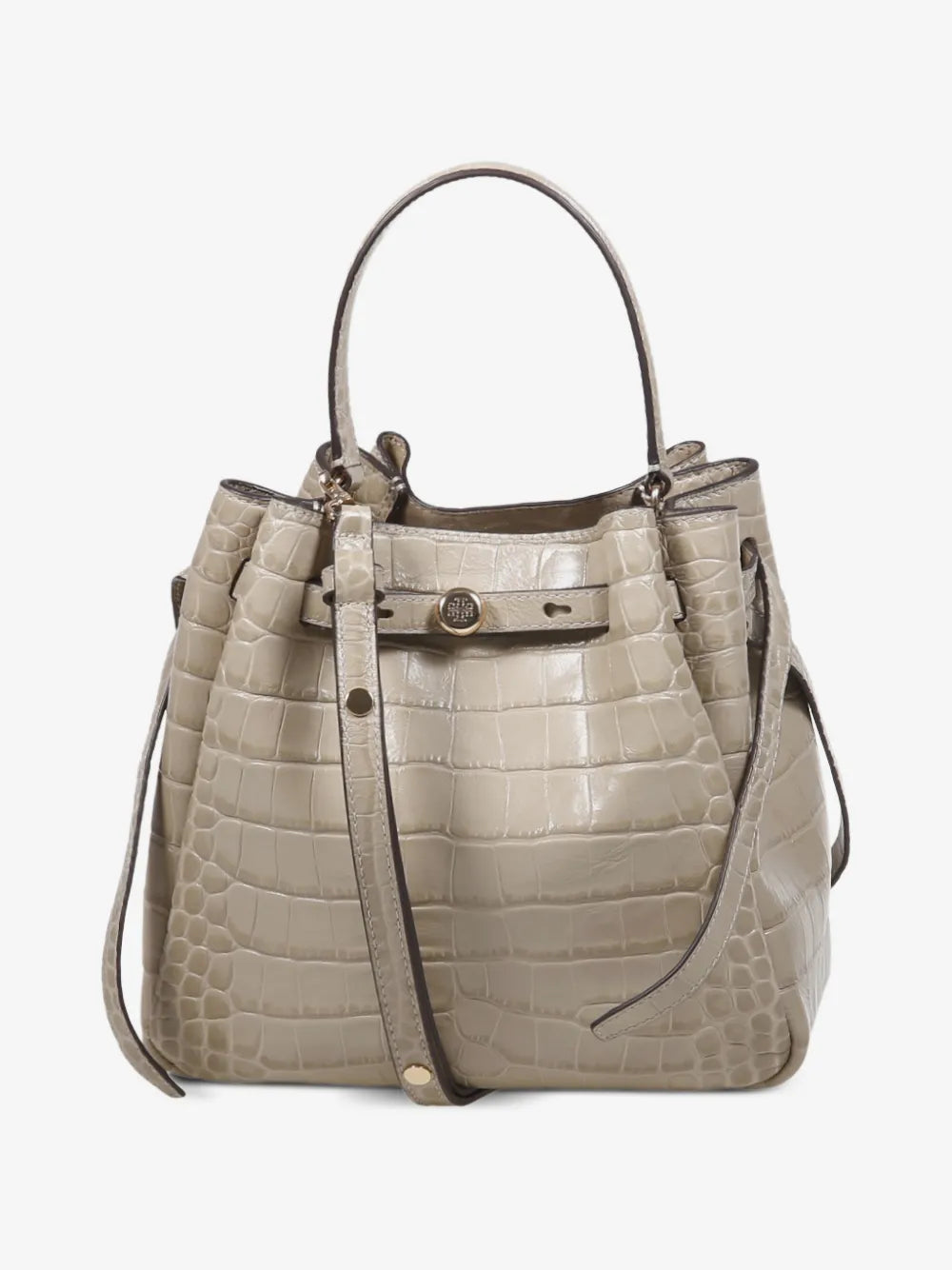 Tory Burch small Romy crocodile-effect tote bag