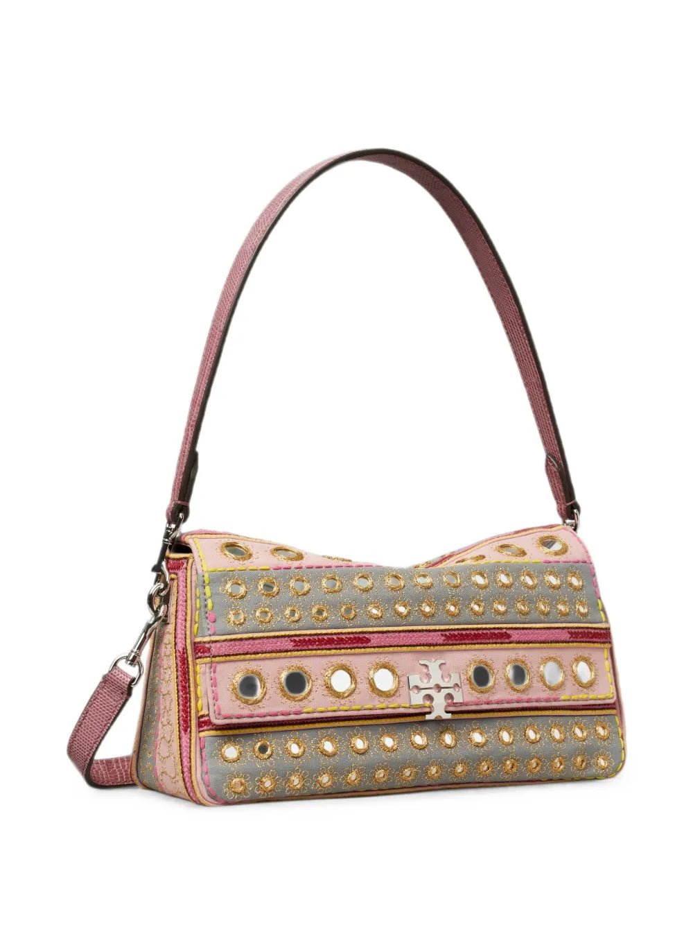 Tory Burch small Charlie embellished shoulder bag