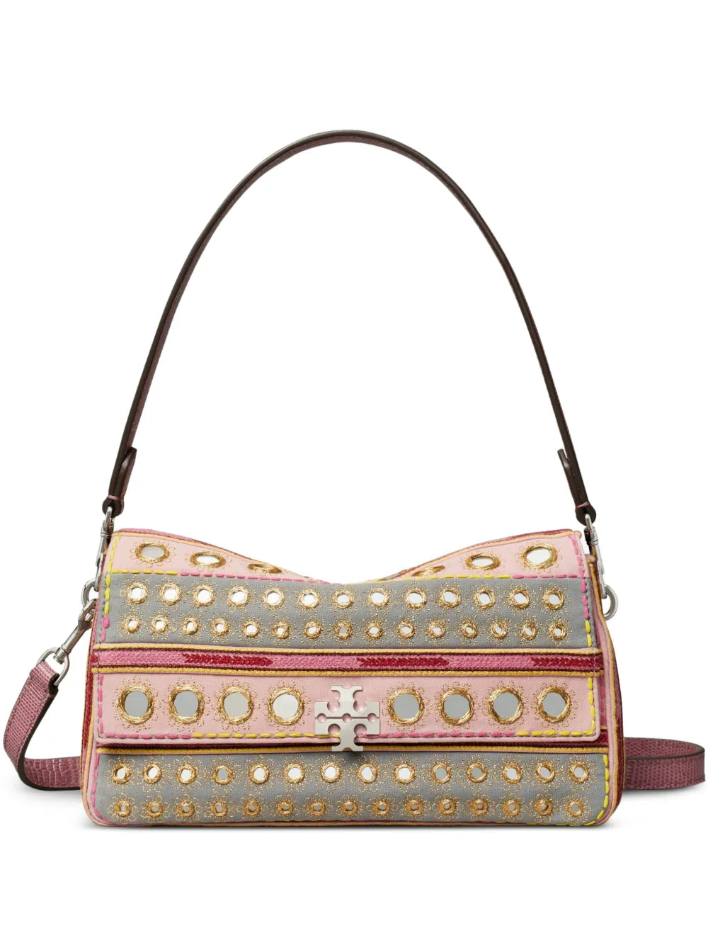 Tory Burch small Charlie embellished shoulder bag