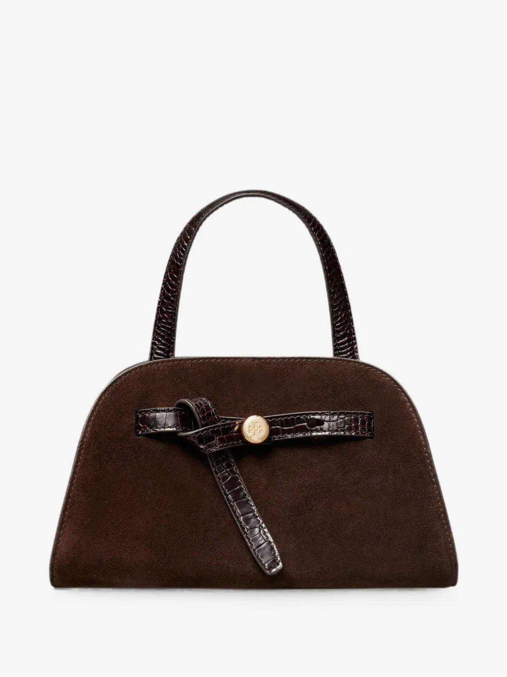 Tory Burch croc-effect suede tote bag