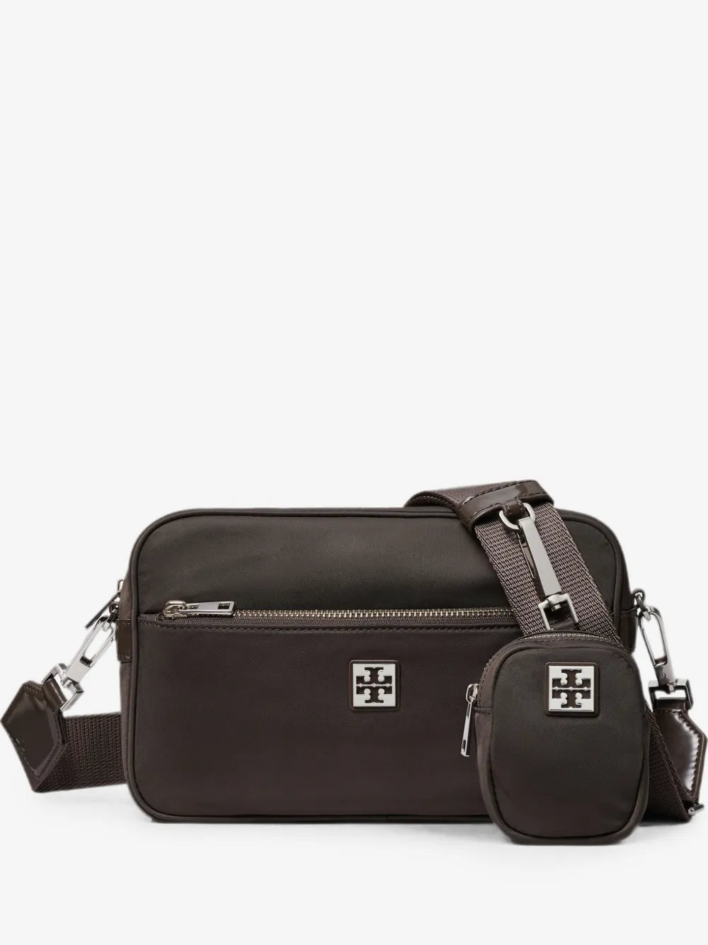 Tory Burch Virginia logo-plaque shoulder bag