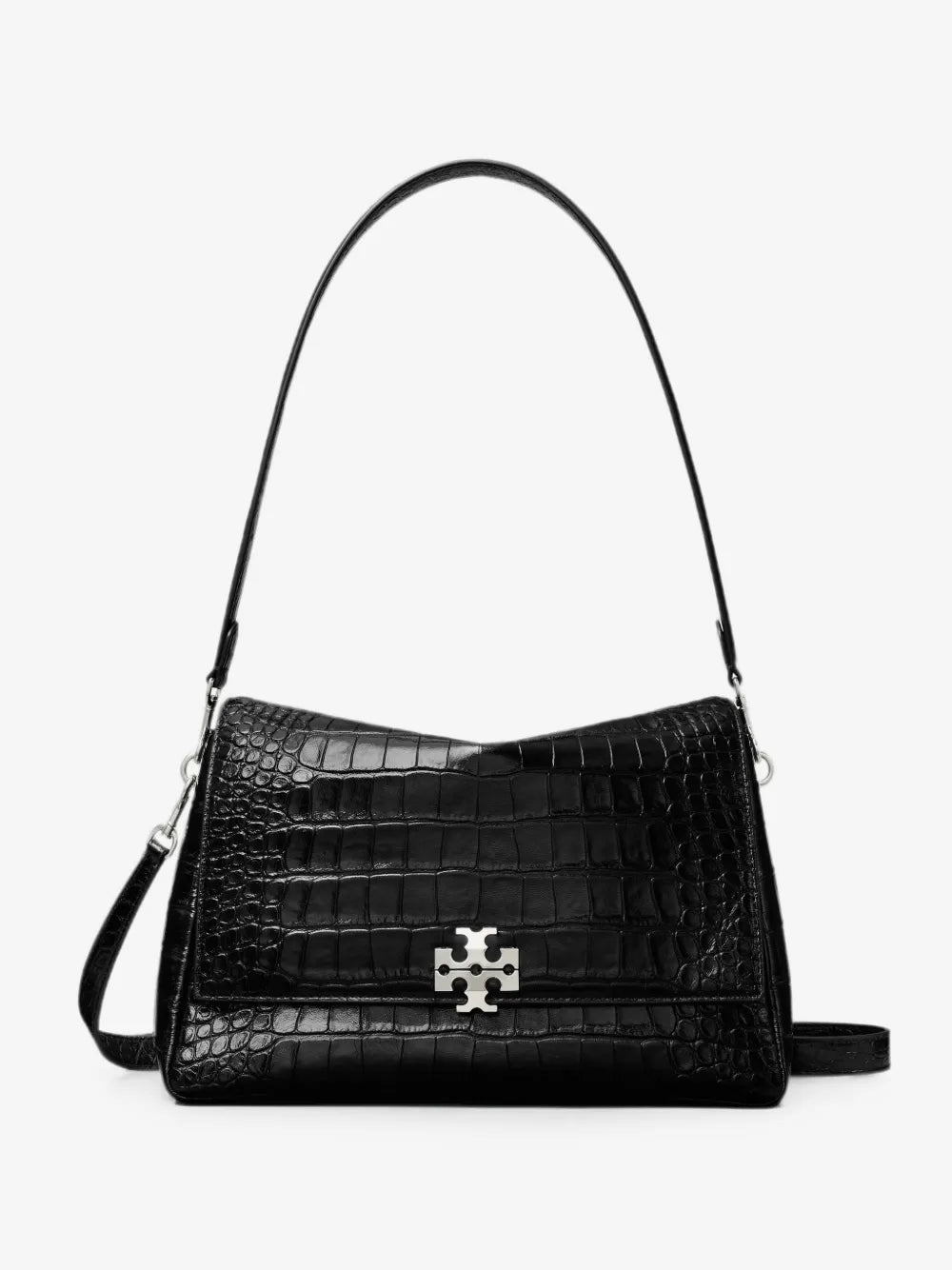 Tory Burch croc-effect logo-plaque tote bag