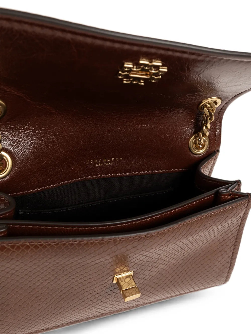 Tory Burch mini Kira snakeskin-effect shoulder bag