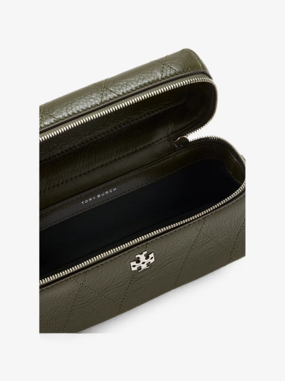 Tory Burch Charlie quilted vanity case