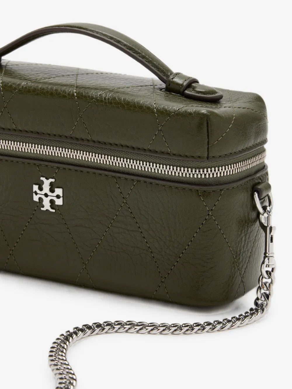 Tory Burch Charlie quilted vanity case