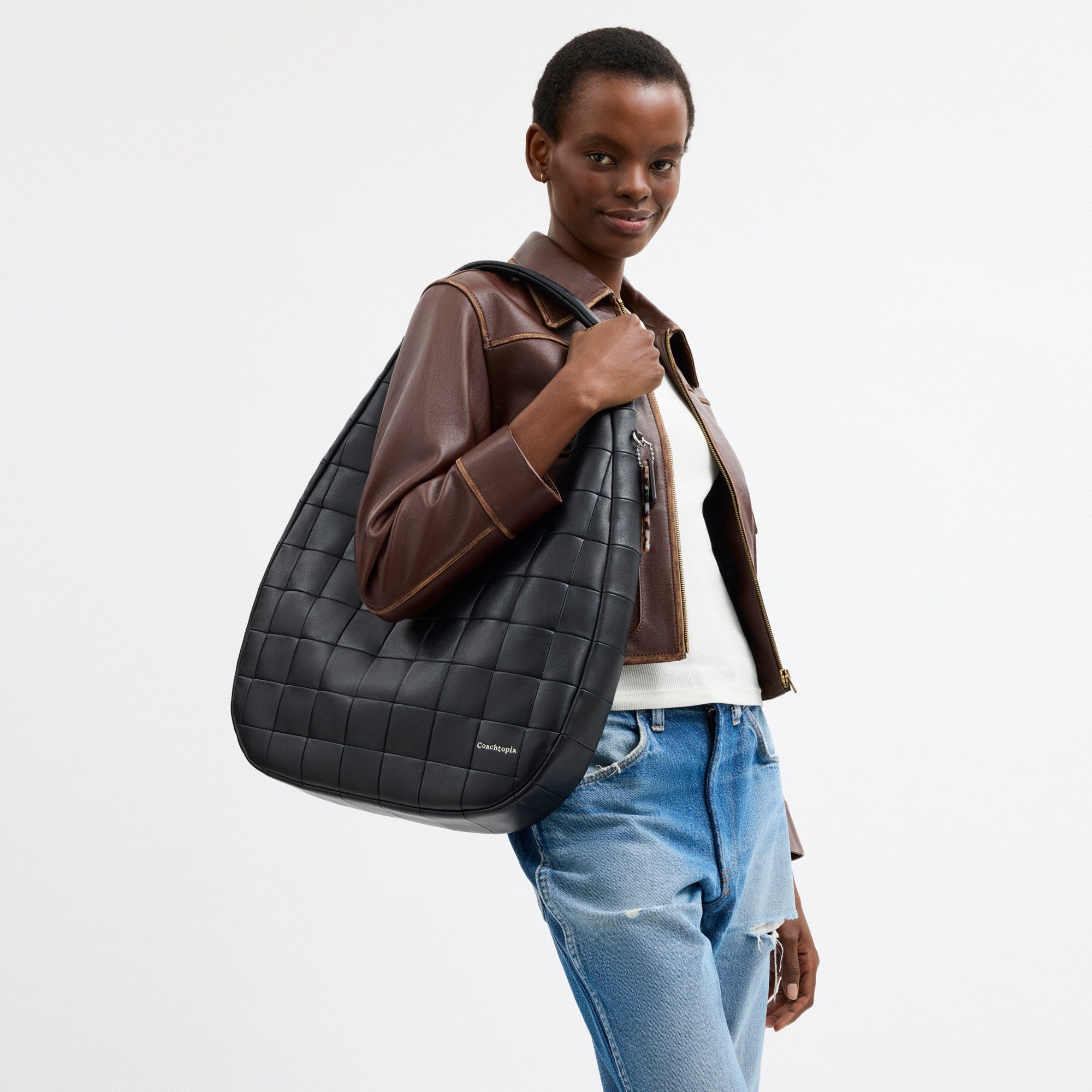 Alter/Ego Large Crescent Shoulder Bag