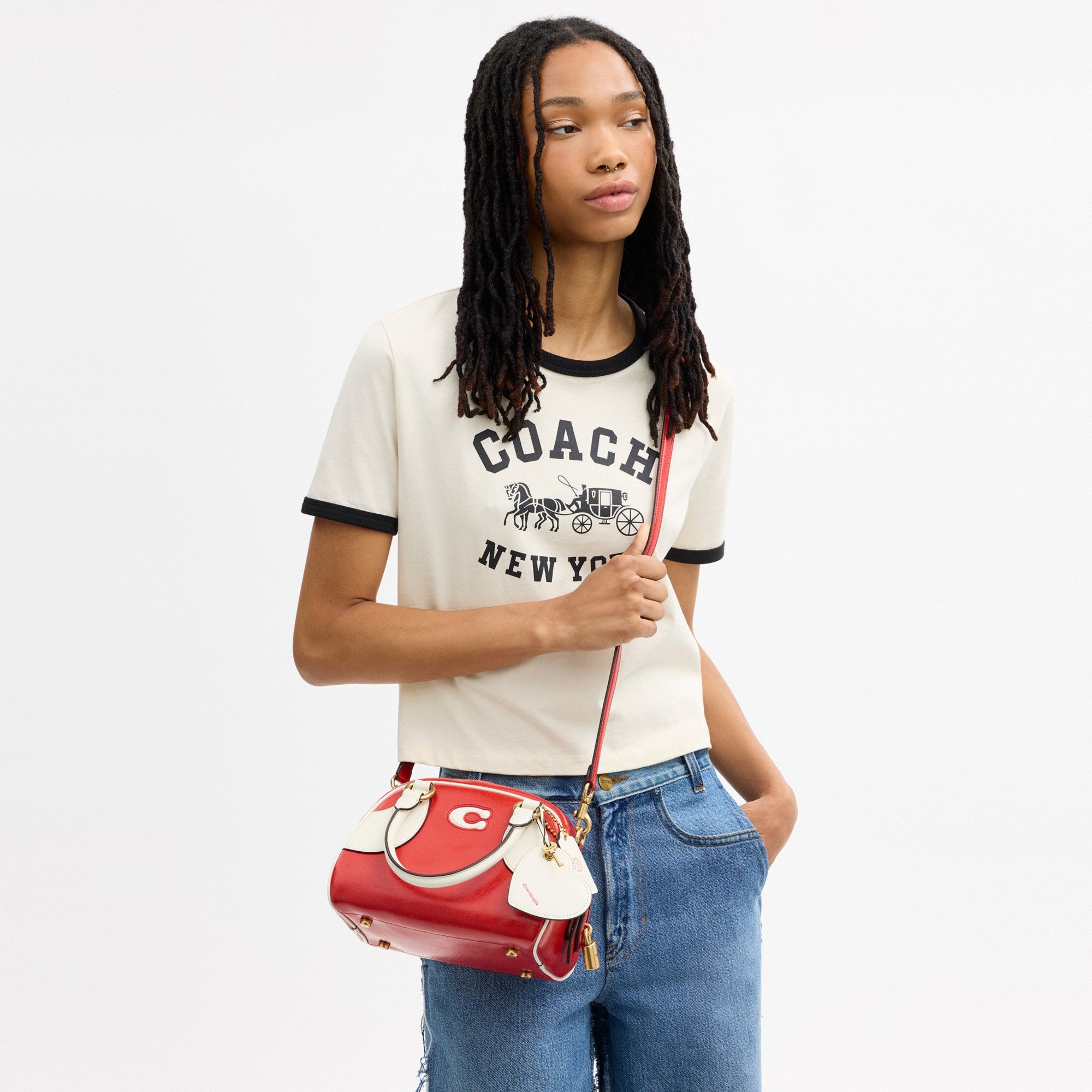 Bowling Top Handle Bag
