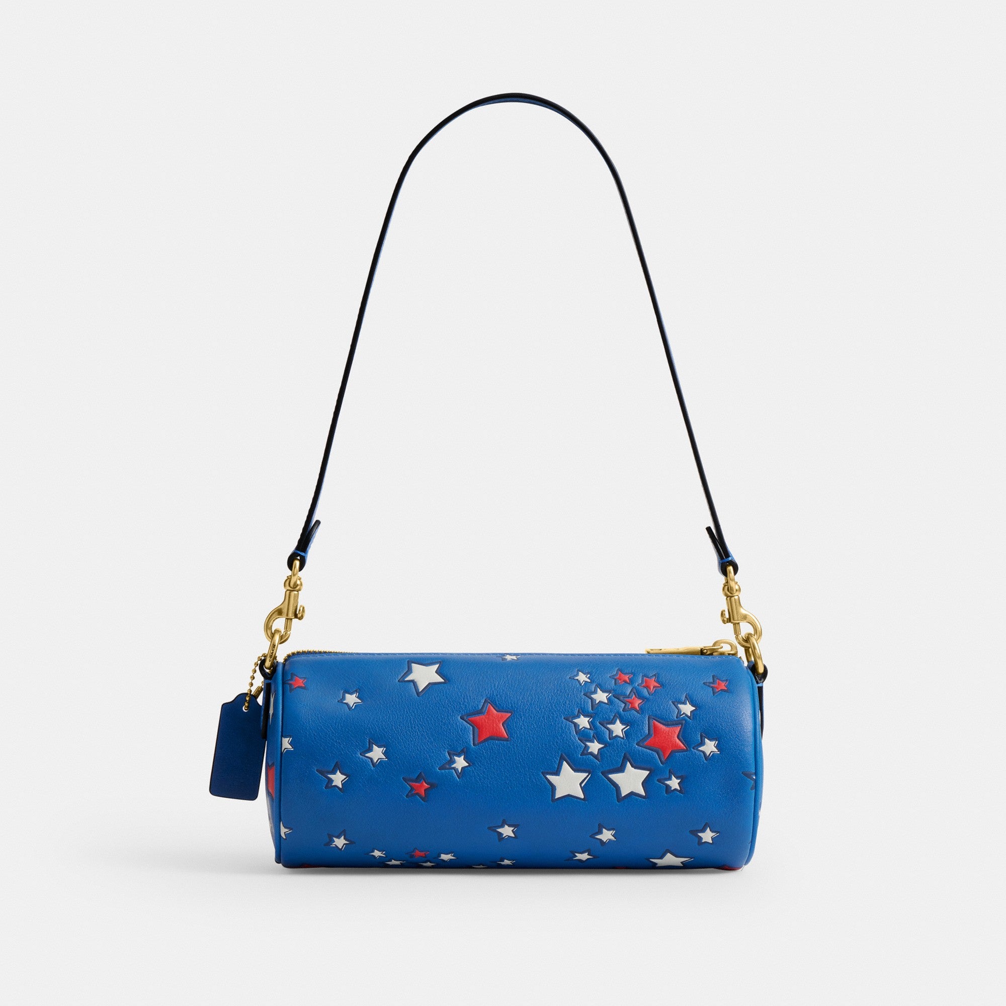 Barrel Bag With Americana Star Print