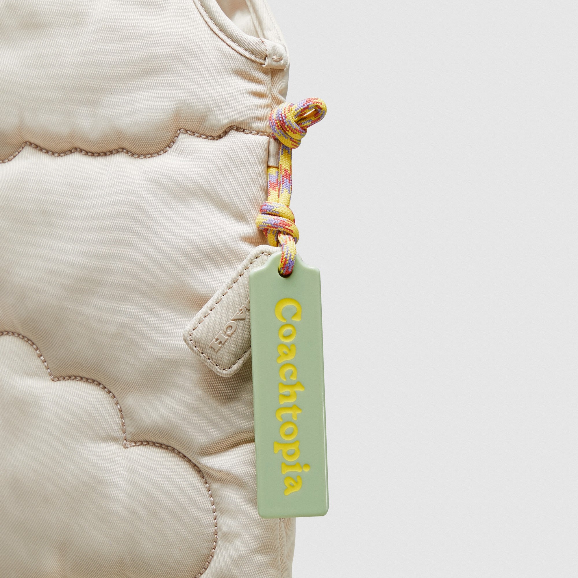 Coachtopia Loop Flat Tote With Cloud Quilting