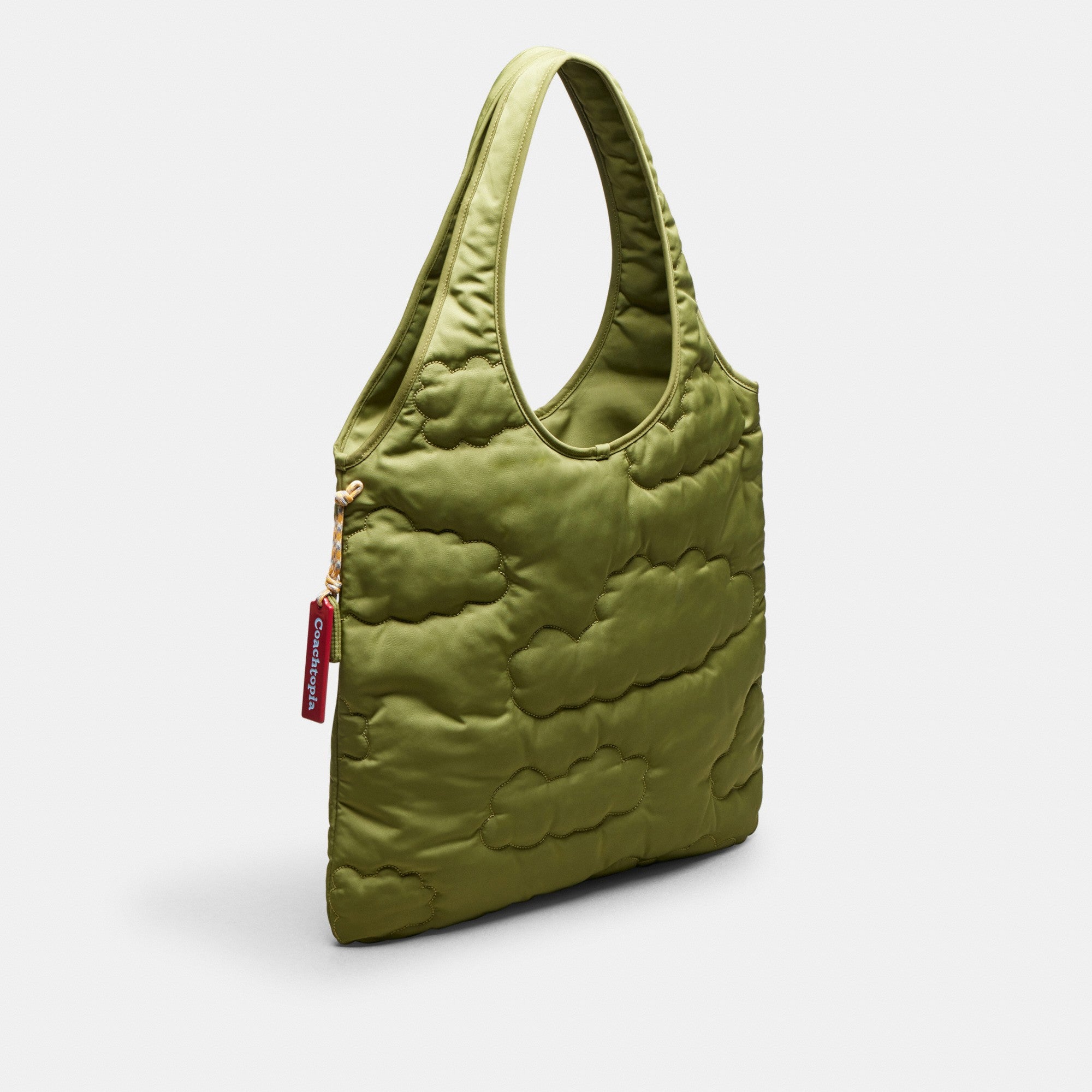 Coachtopia Loop Flat Tote With Cloud Quilting